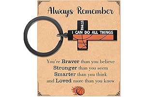 Basketball/Baseball/Football/Soccer Cross Keychain: Pocket-Friendly Gifts for Sports-Loving Teens