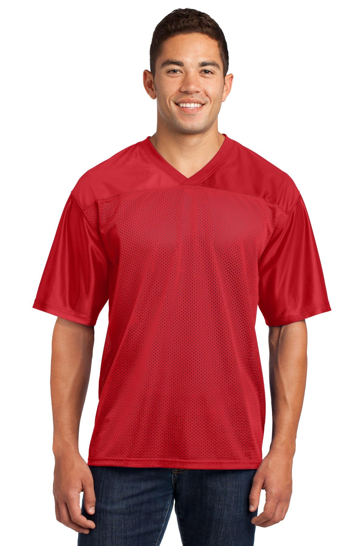 SPORT-TEK PosiCharge Replica Jersey. ST307, True Red, 2XL