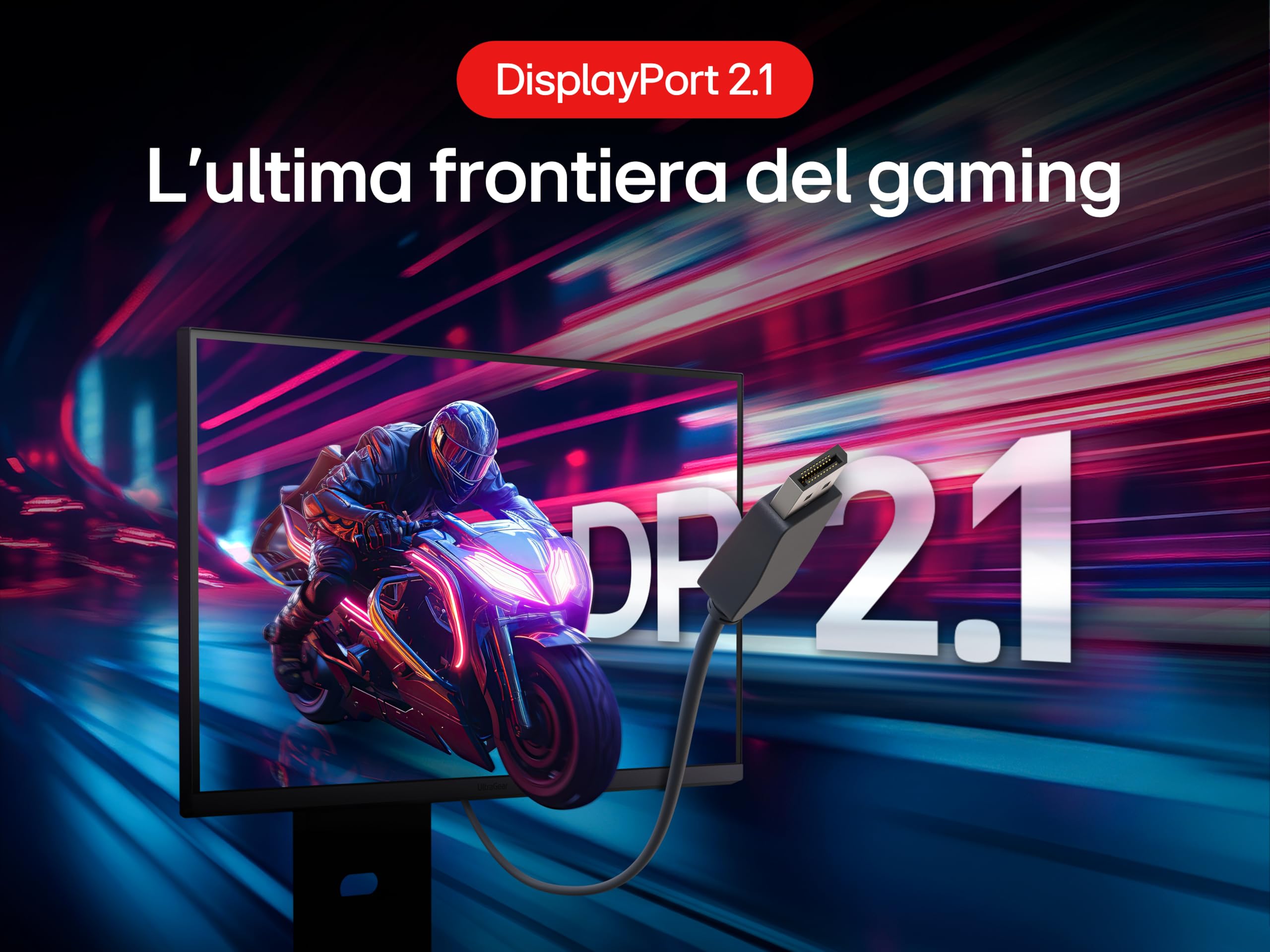 LG, 27 cali, Ultragear 4K UHD, 68,4 cm, 16:9, Super Resolution, 3840 x 2160, 480 Hz, 1ms, HDR10, AMD FreeSync, DCI-P3, DisplayHDR 600, 27G850A-B.AEU - czarny