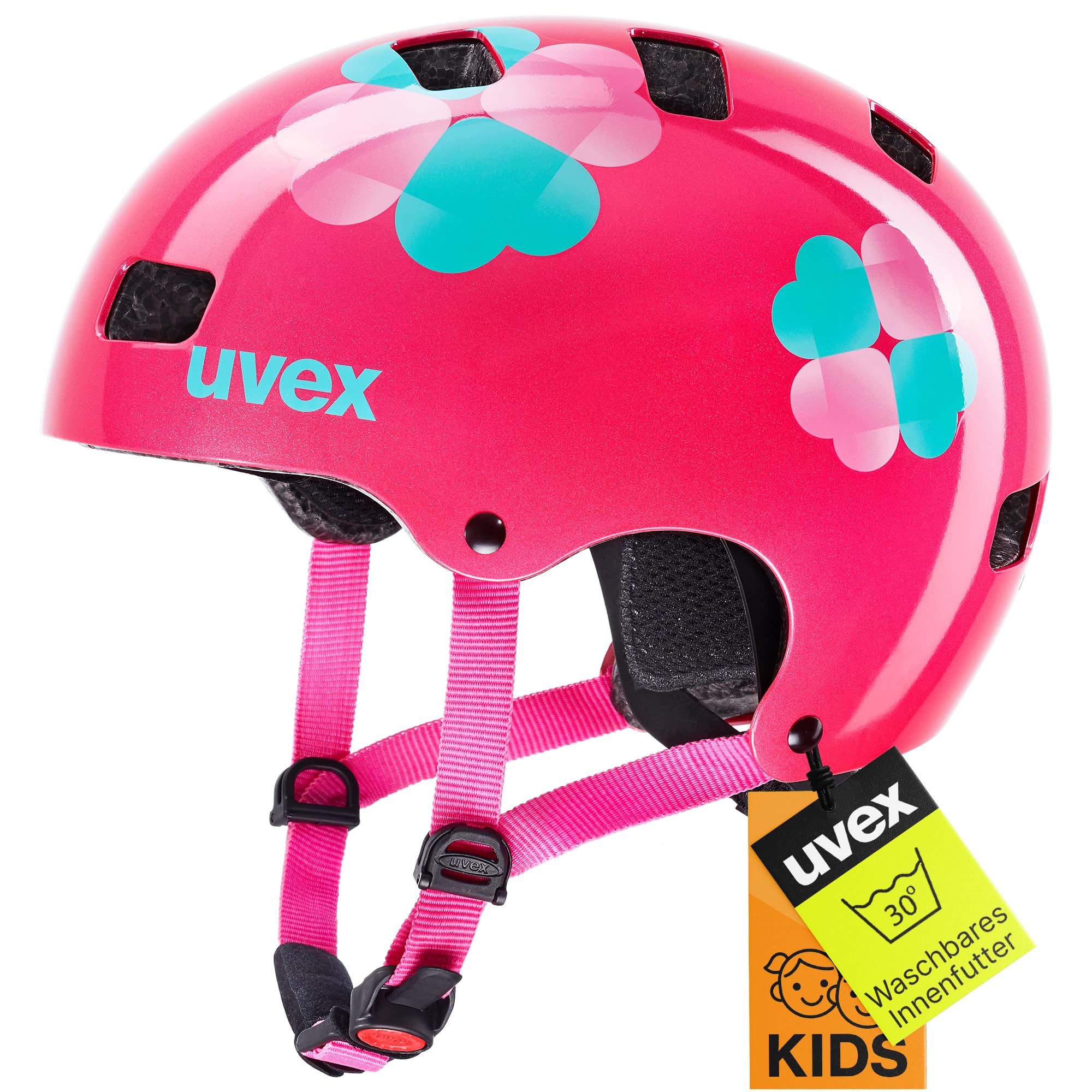 uvex Kid 3 - robuster Fahrradhelm für Kinder- individuelle Größenanpassung - optimierte Belüftung