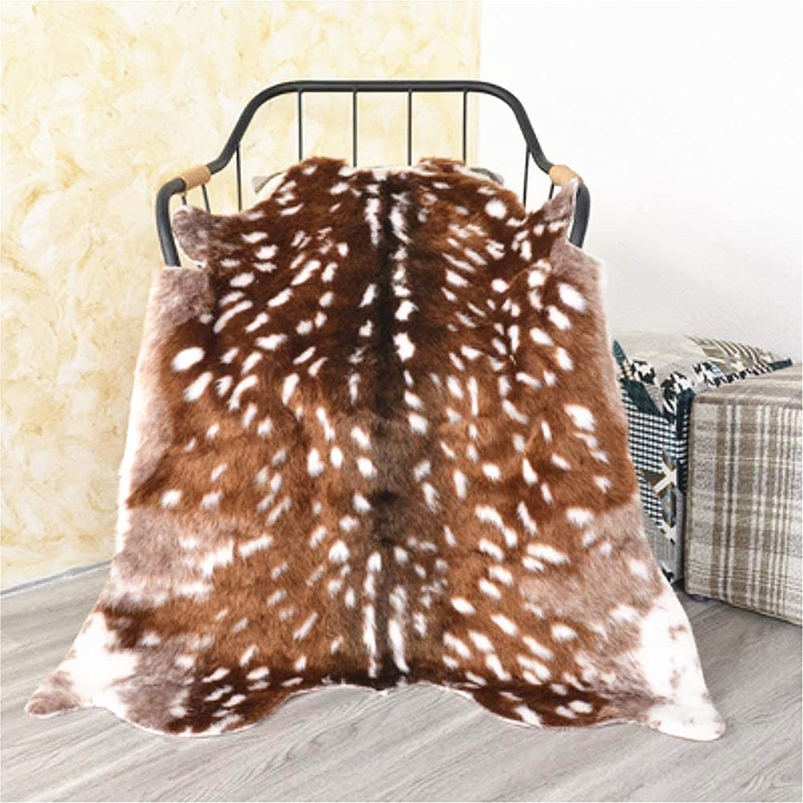 Tapete animal print Sika Deer 109x91 cm falso cuero miniatura 7