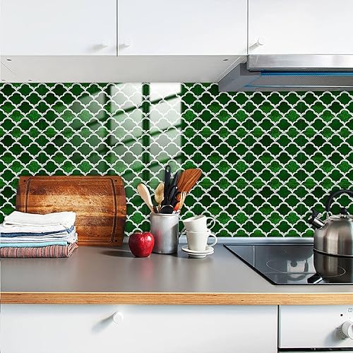 Miniatura 2 de Azulejos de pared de 10 hojas para despegar y pegar, despegar y pegar en la parte posterior, azulejos decorativos autoadhesivos para pared de metro