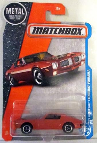 Matchbox 2017 MBX Adventure City '71 Pontiac Firebird Formula 25/125, naranja