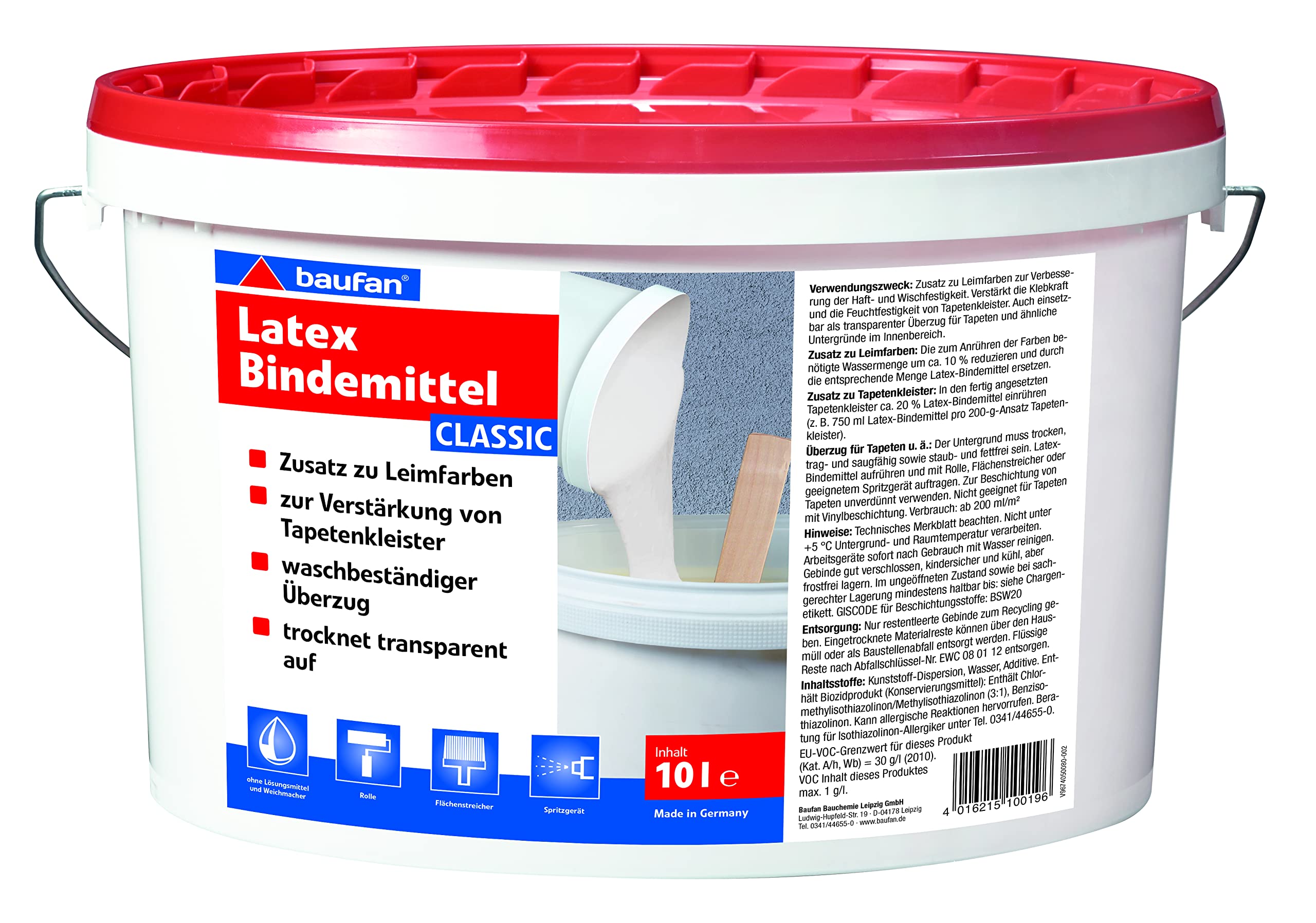 Baufan Latex Bindemittel classic 10L