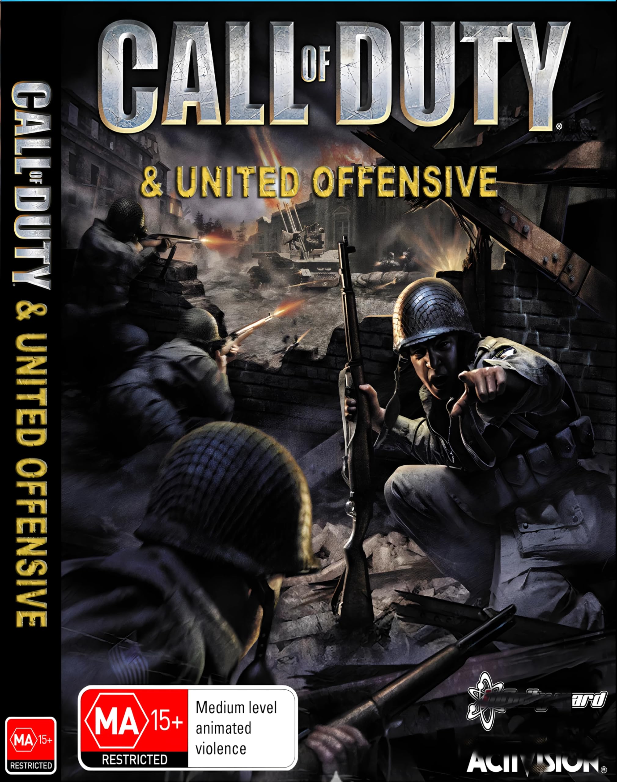 Call Of Duty 1 & United Offensive Pc Game DVD With Box For Windows PC