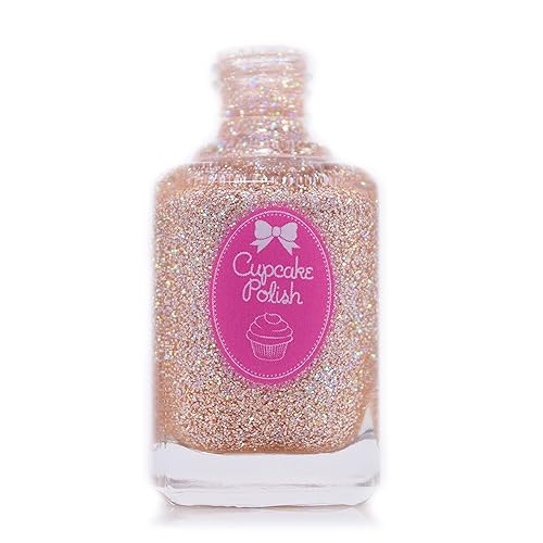 Beauty is Everywhere - Esmalte de uñas con purpurina Nude Holo de Cupcake Polish