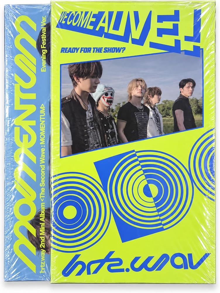 hrtz.wav 2nd Mini Album The Second Wave MOMENTUM [Evening Festival Ver.] Photobook + CD + 2Photocard + Unit Photocard + Sticker + Group Photocard (Mind) HartzWave — 사진 1