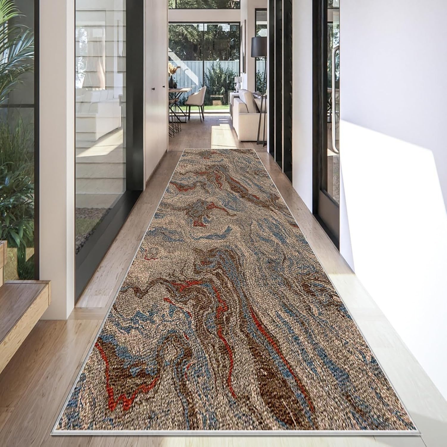 Alfombra Corredera Lavable Antideslizante Absorbente, 432-a, 90 x 450 cm