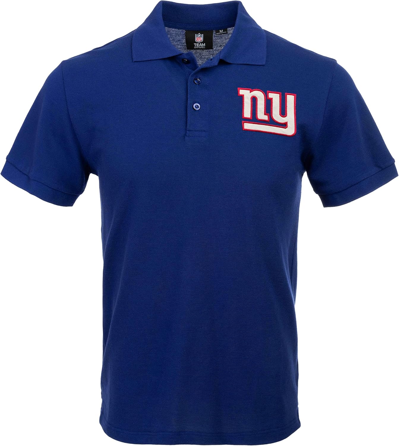 FOCO NFL Mens NFL Team Logo Casual Color Polo Short Sleeve Shirt