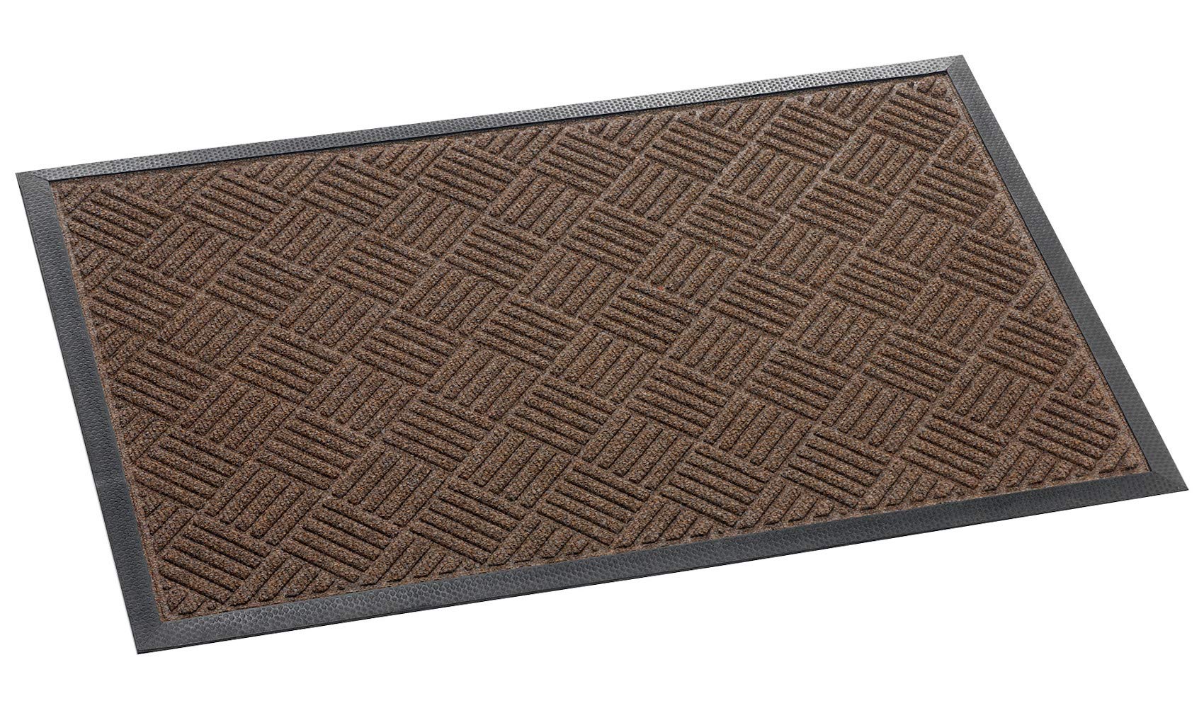 Dandy Furbo High-Low Pile Polypropylene Doormat Barrier Entrance Scraper Mat 90cm x 60cm (Brown)