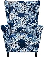 Vista 34 de KRFOONN Fundas para Silla de Ala, 2 Piezas, Fundas Elásticas de Spandex para Silla con Respaldo de Ala, Fundas Protectoras de Muebles 04