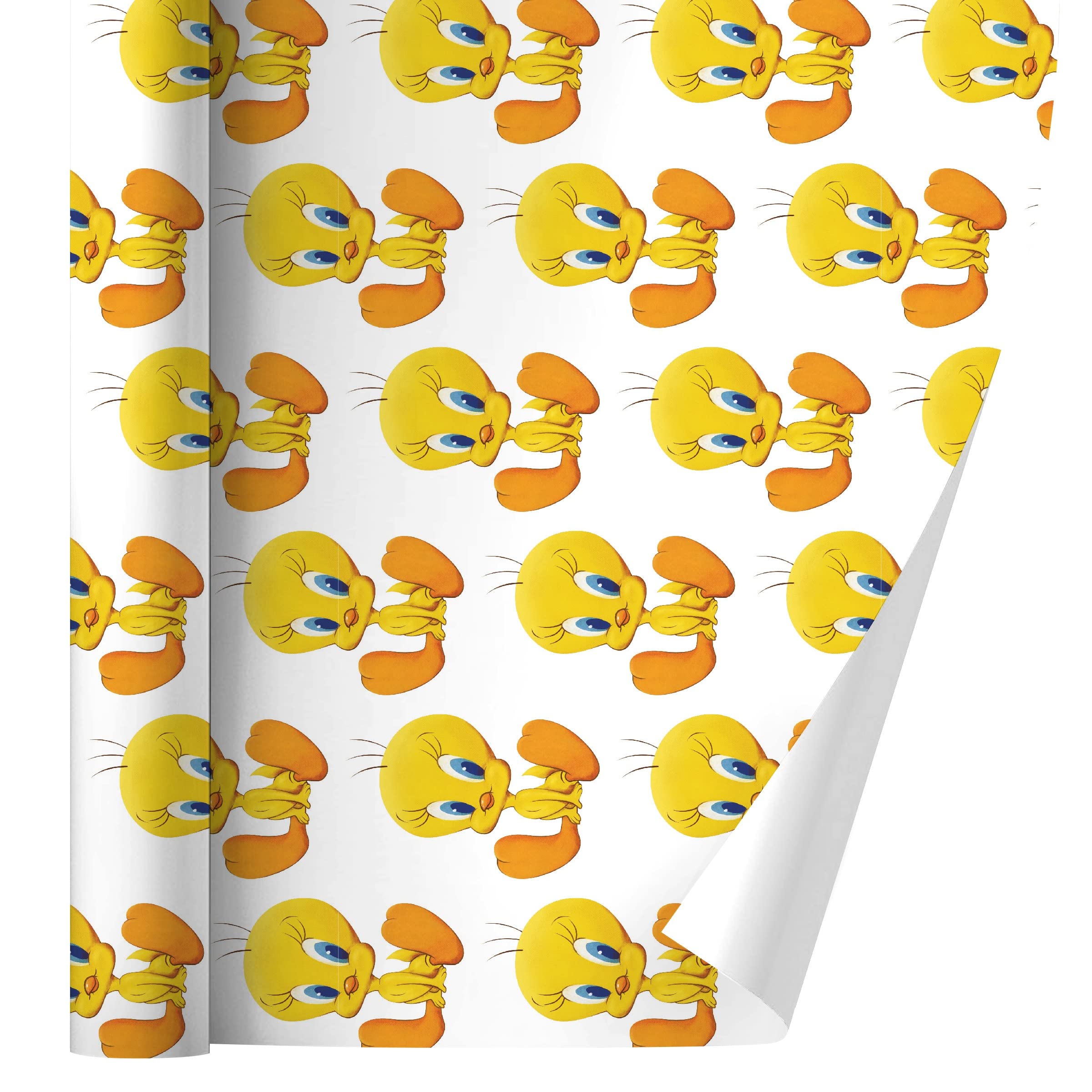 Amazon.com: GRAPHICS & MORE Looney Tunes Cute Tweety Gift Wrap