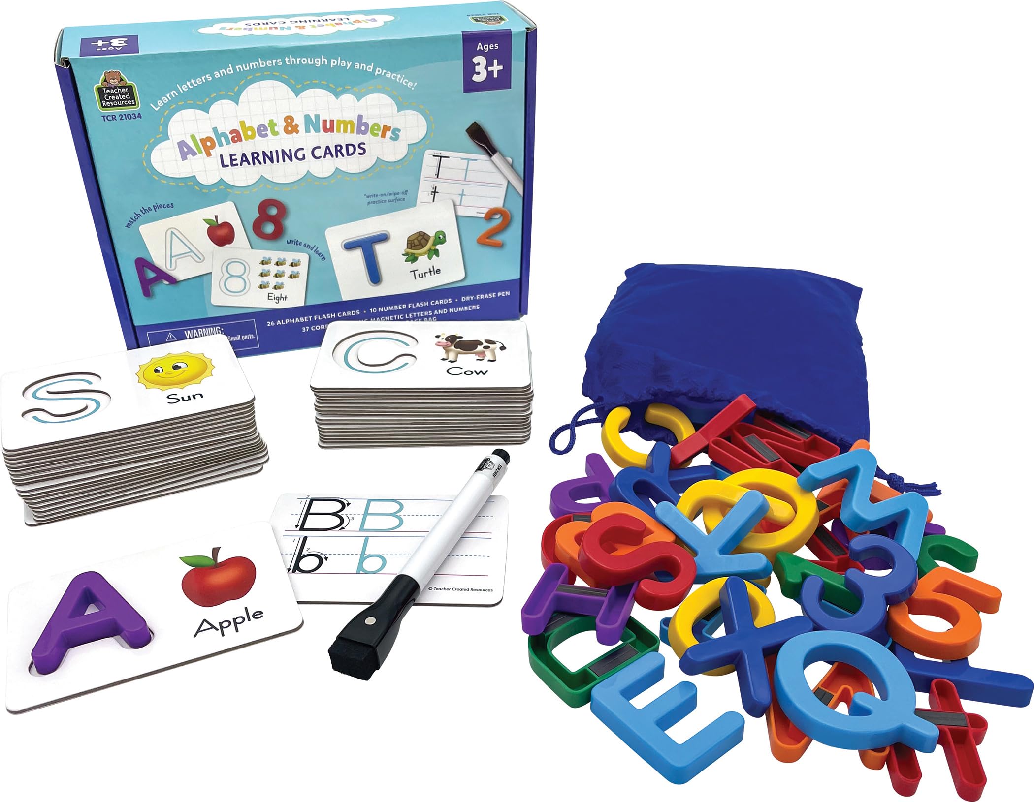 Teacher Created Resources Alphabet & Numbers Learning Cards (TCR21034)