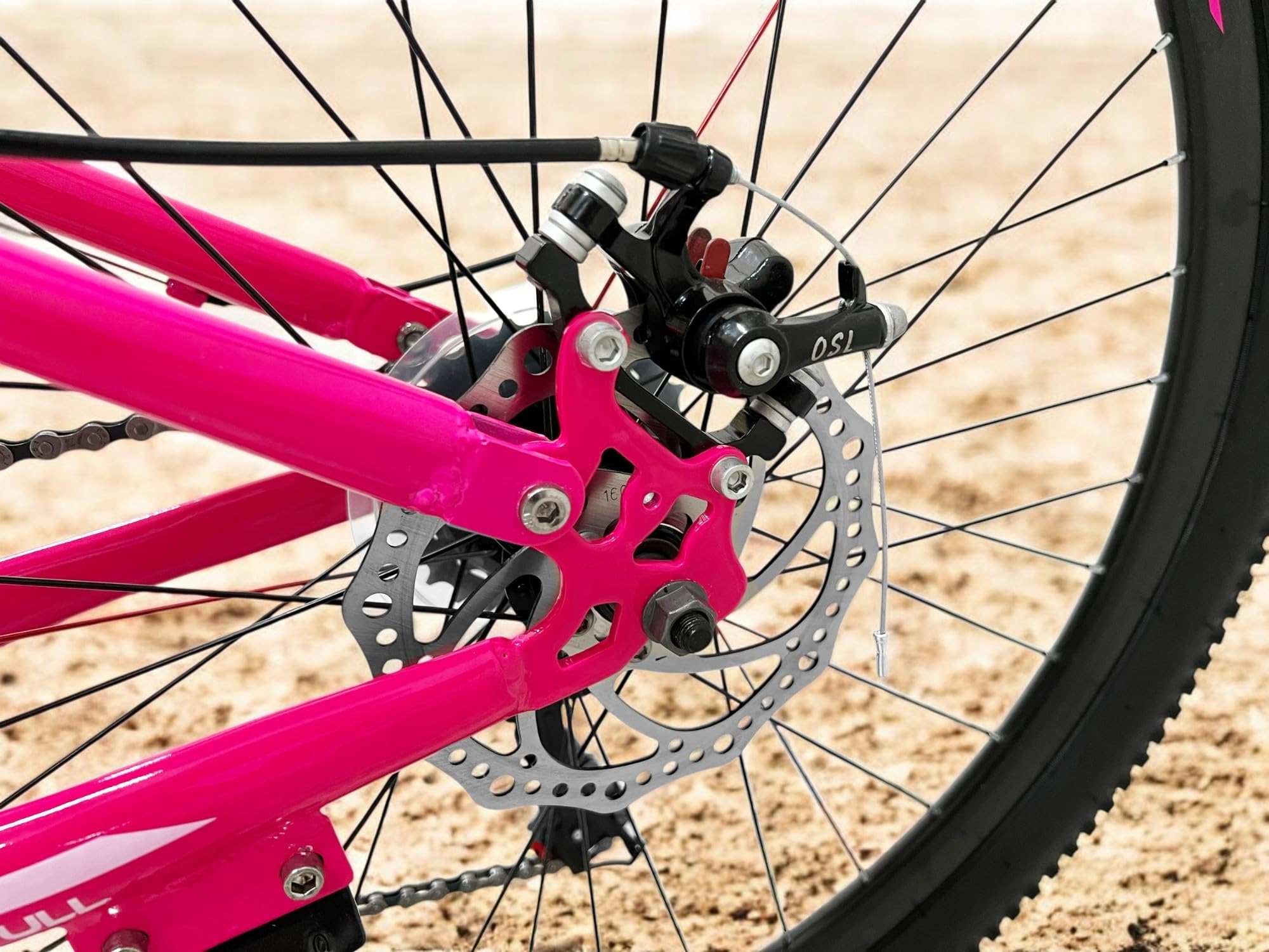 IBK Bicicletta Ragazza Mountain Bike Bici MTB 26'' Pollici BIAMMORTIZZATA Ragazza Cambio 21 Velocità Freni a Disco