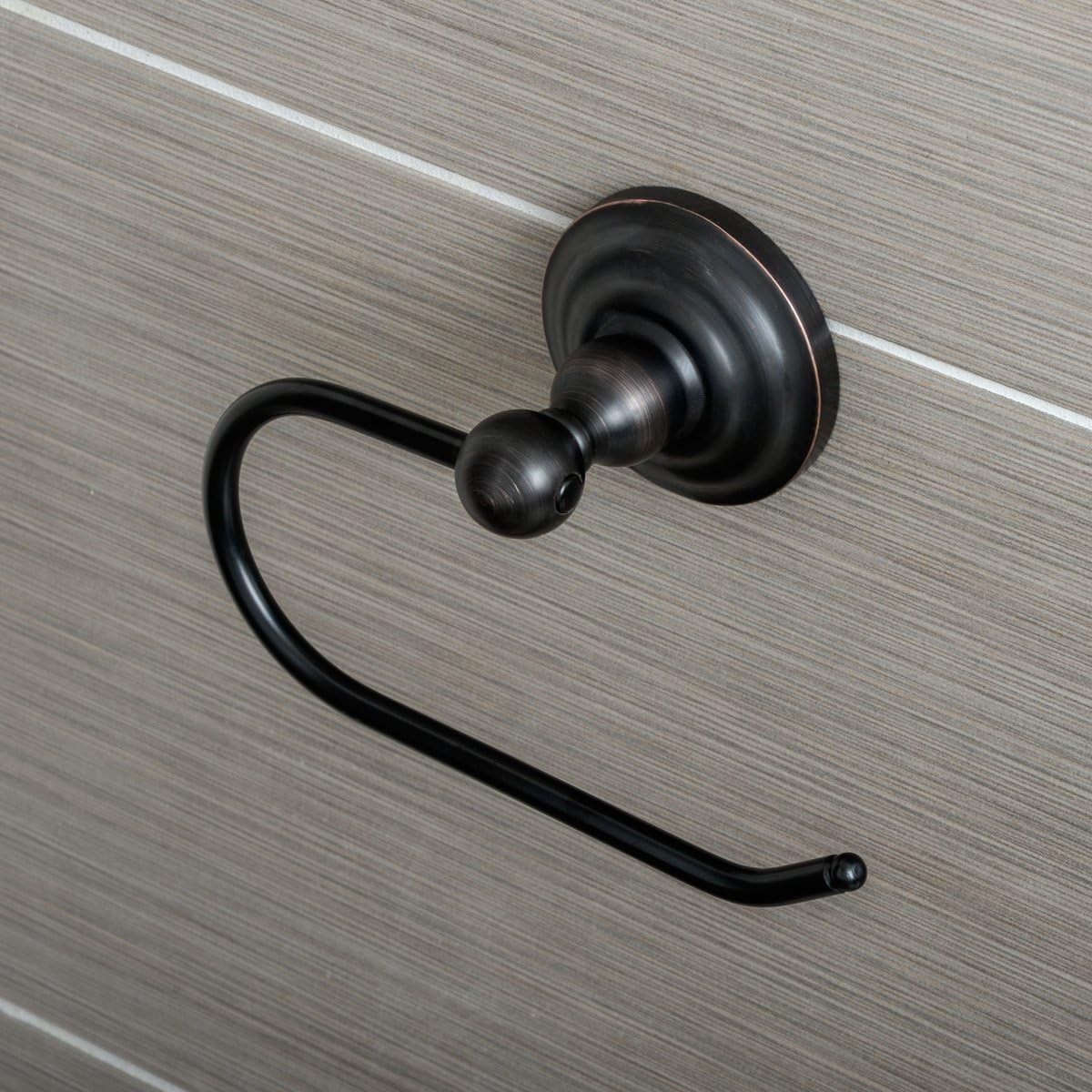  Basics AB-BR802-OR Traditional Euro Toilet Paper Holder, Oil Rubbed Bronze