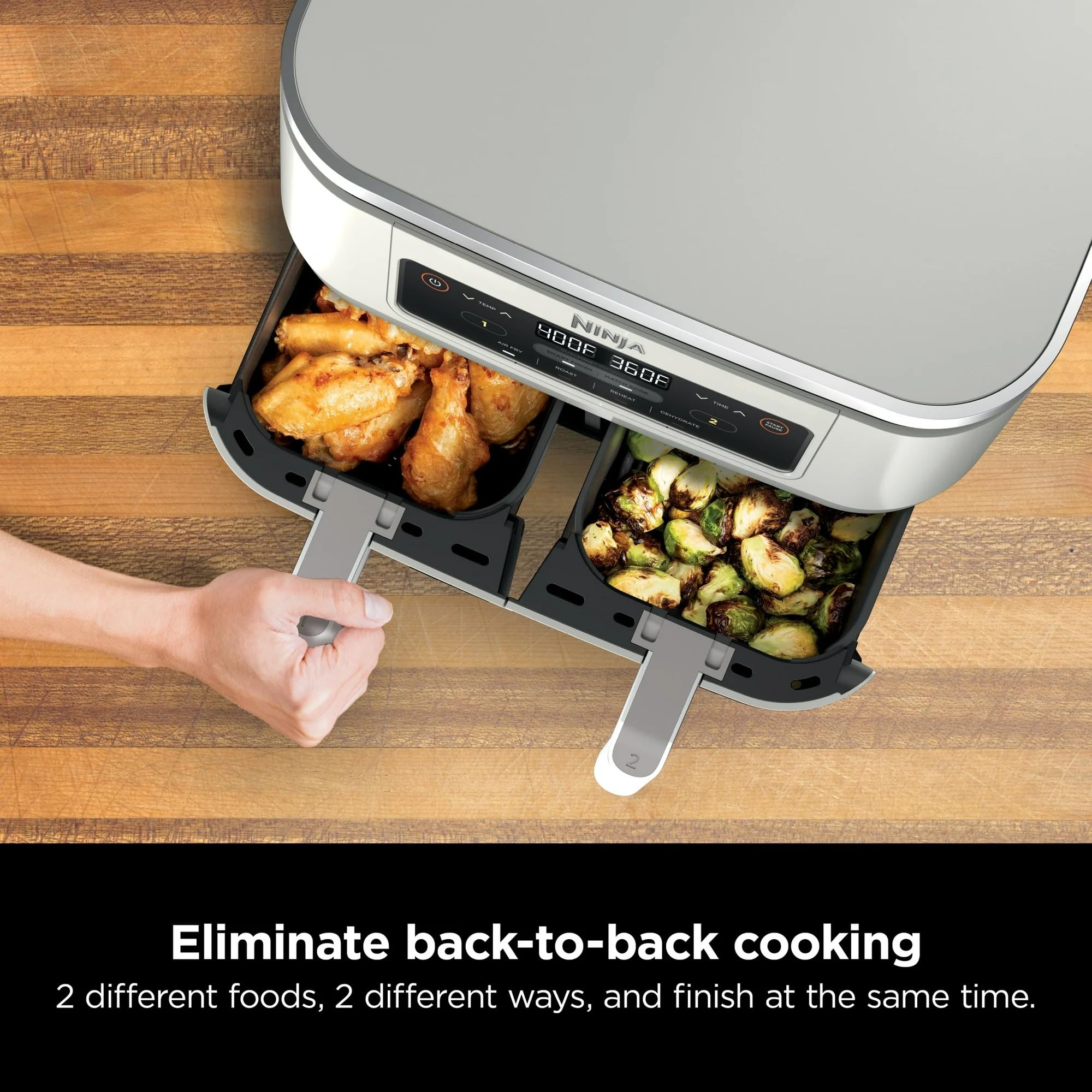 argue のDRY COTTON PLANE SWEAT FOODI Amazon.com: Ninja Foodi 4-in-1 8-qt. 2-Basket Air Fryer with