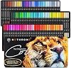 Hethrone Colouring Pens for Adults - 100 Colors Dual Tip Brush Pens Watercolour Fineliner Art Markers for Artist Beginner Drawing Calligraphy