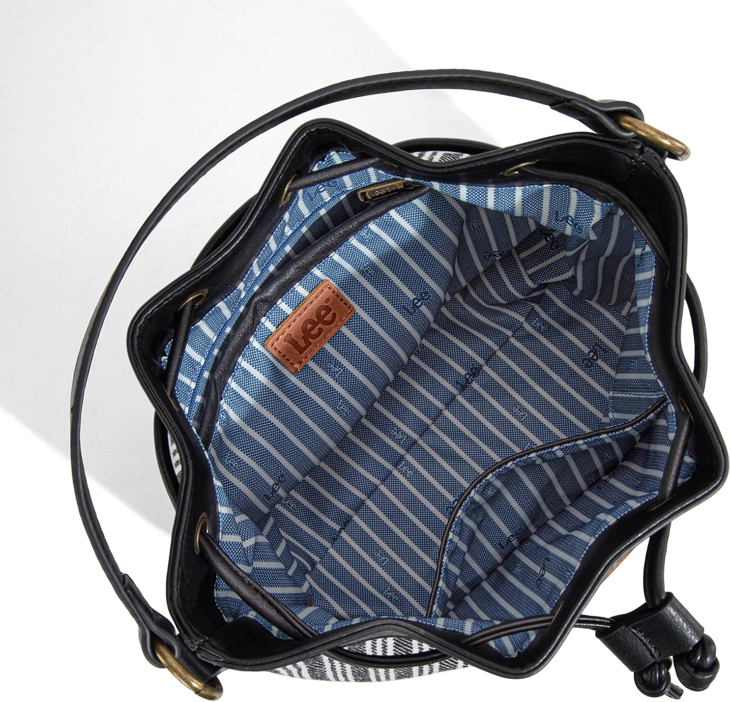 Montana West X Lee Bucket Bag for Women Drawstring Hobo Crossbody Bag with Detachable Straps - Image 4