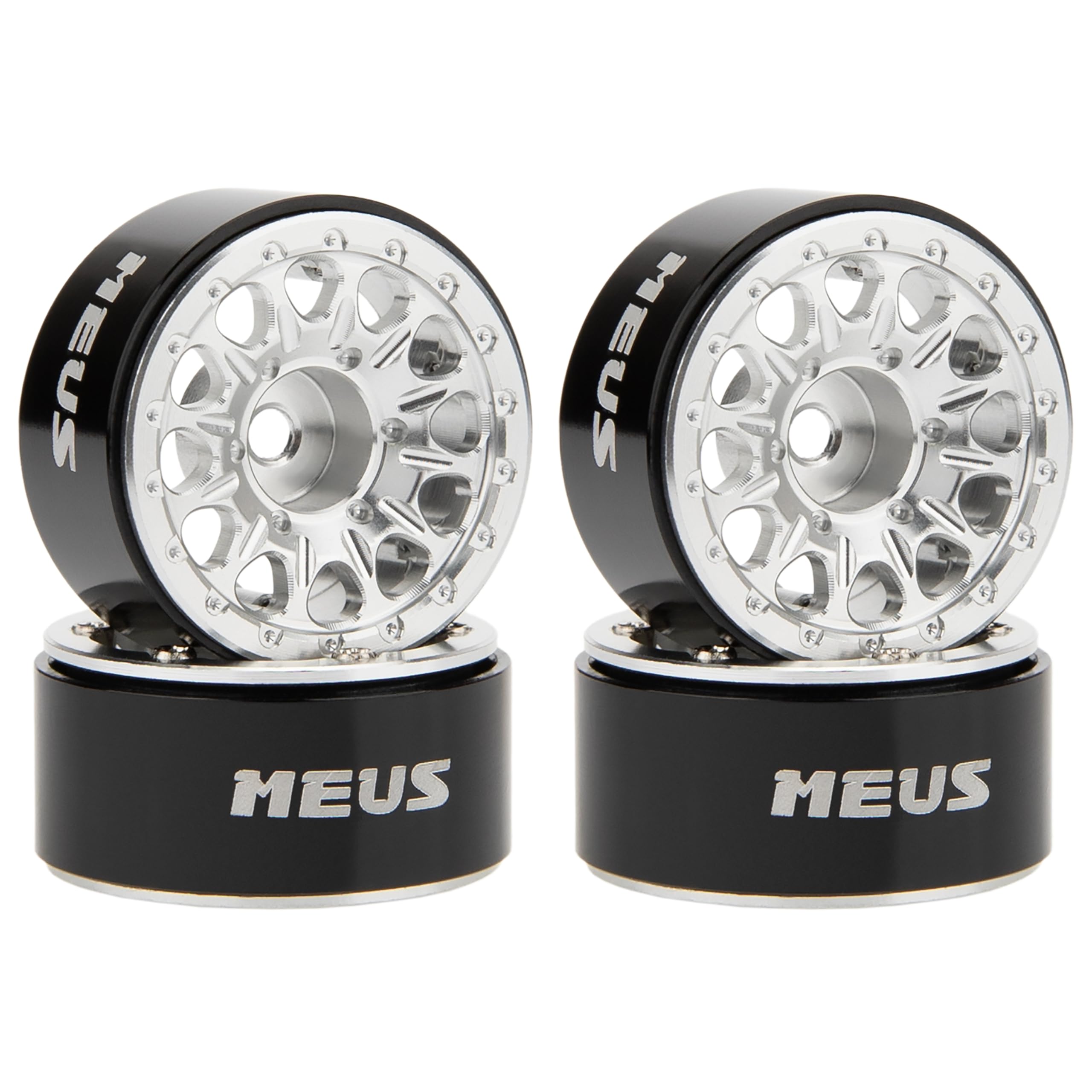Amazon.com: MEUS RACING 0.7 Beadlock Wheels Rims Wheel for Axial