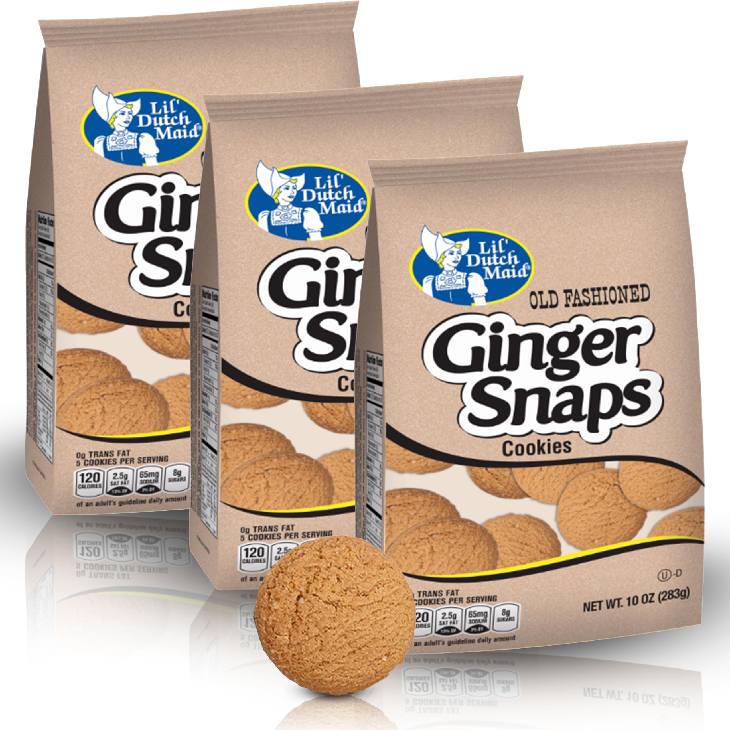Amazon.com: Lil Dutch Maid Old Fashioned Ginger Snap Cookies | 9