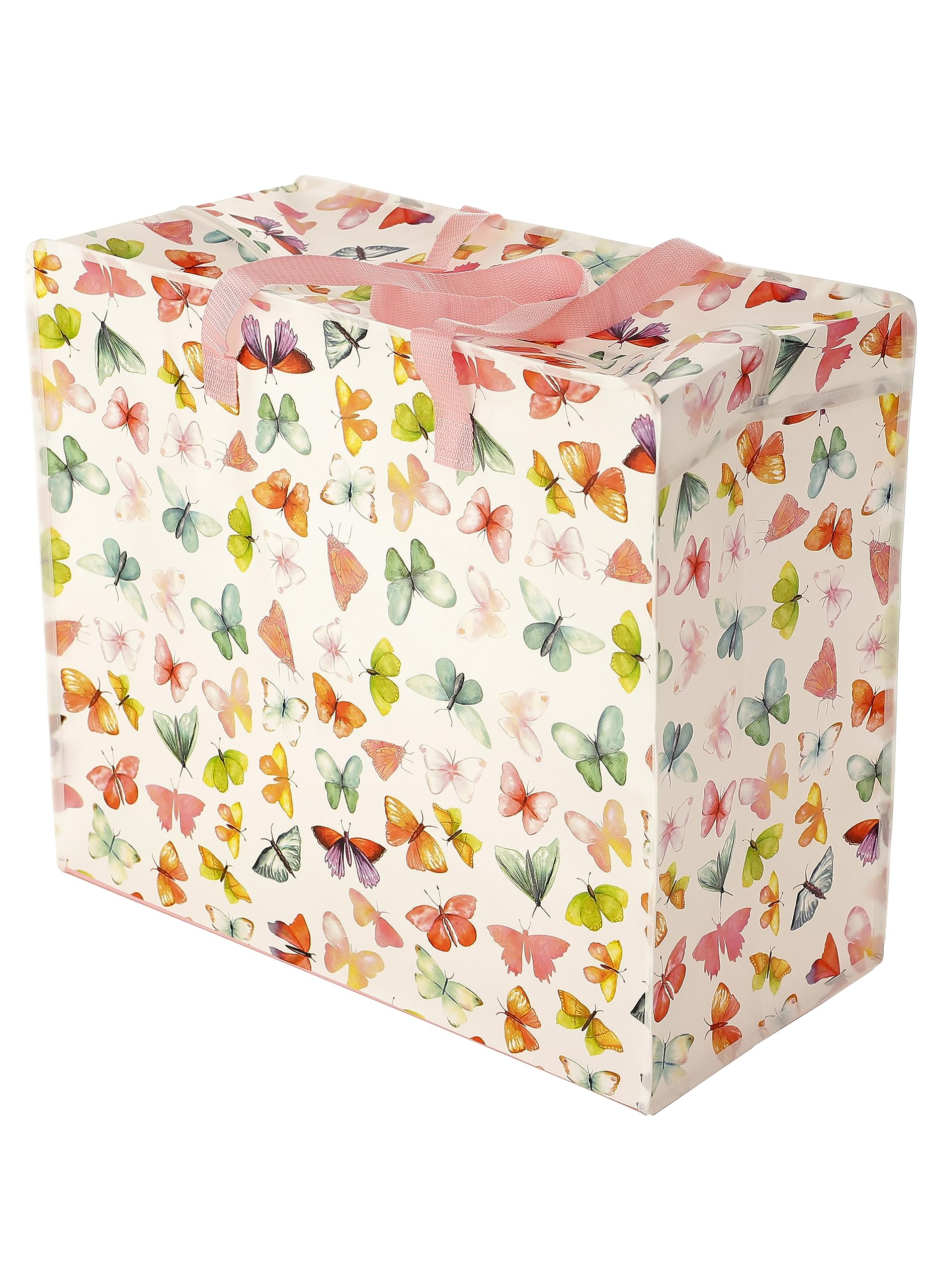 Puckator Men's Multicolour Butterfly House Pick Of The Bunch Zip Up Laundry Storage Bags - Washing Basket - Large Storage Bags - Basket - Room Accessories For - Big Bags - Clothes Bin Bins