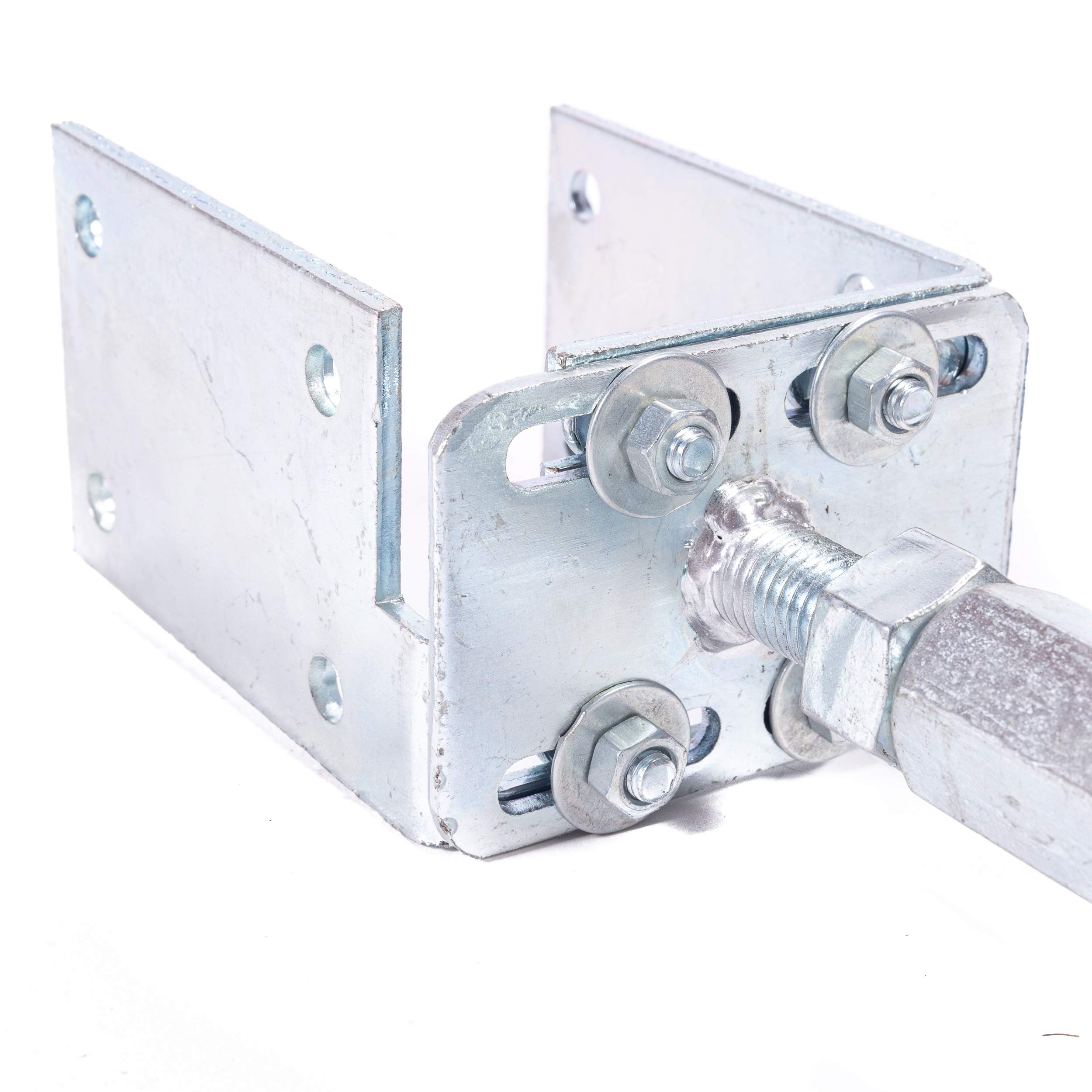10 x Pfostenträger U-Form verstellbar Stahl verzinkt 80–175 mm Aufnahme 160–220 mm Höhe Pfostenanker zum Aufdübeln für Holzpfosten Zaun Carport
