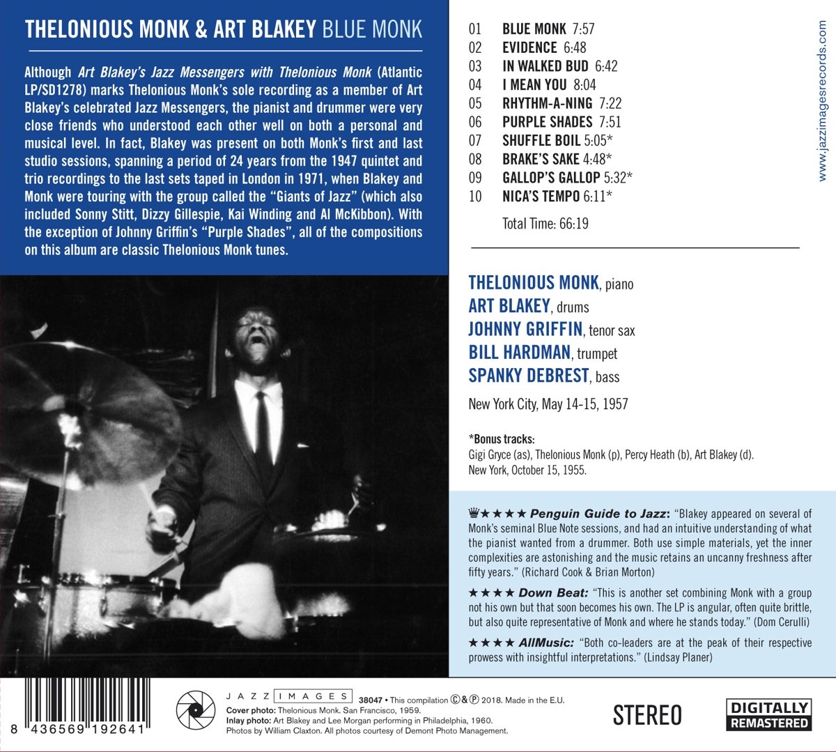 Blue Monk W/ Art Blakey