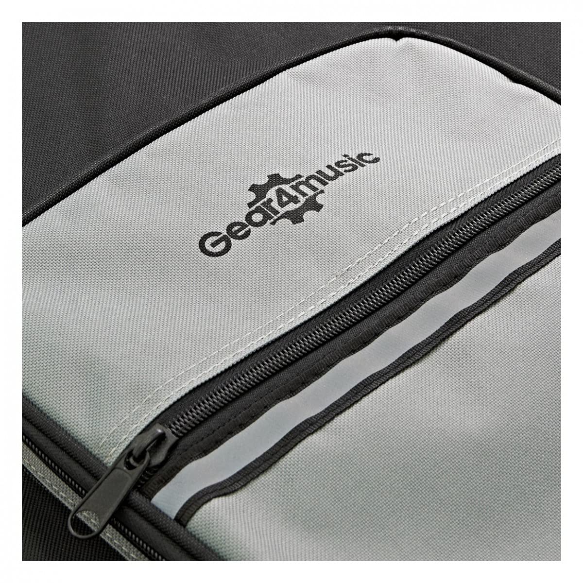 Gear4music Custodia Borsa per Basso Acustico con Tracolla | Imbottitura 15mm per protezione dagli urti, tre tasche esterne per accessori, maniglia di trasporto robusta