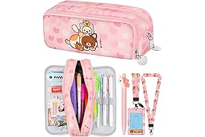 Adorable Rilakkuma Pencil Case for Girls and Teens