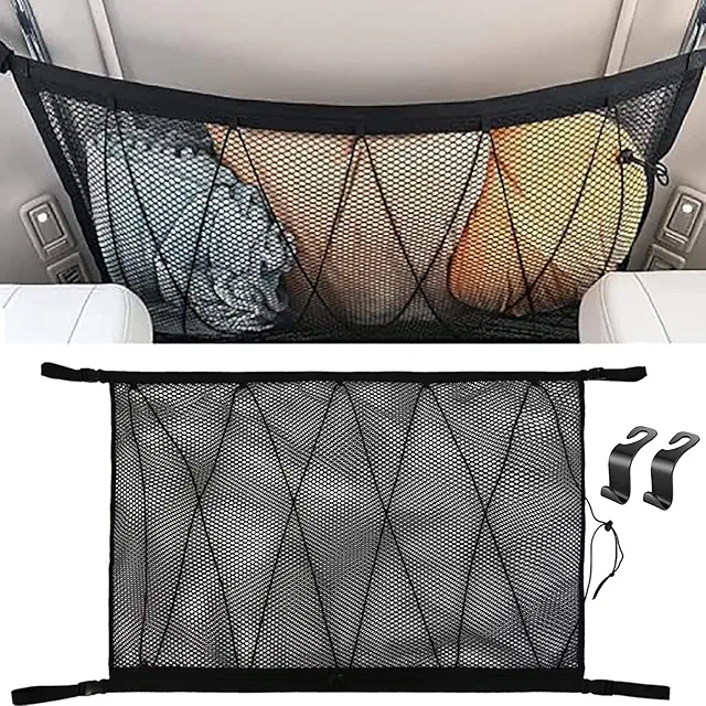 Red Techo Furgoneta Camper, Organizador Bolsa Red Carga 90x65cm para Jeep Van SUV