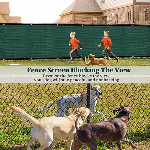 Vista 7 de Amagenix Rejilla de valla de privacidad de 5 x 17 pies de tamaño personalizado con ojales de latón, cubierta protectora resistente para exteriores