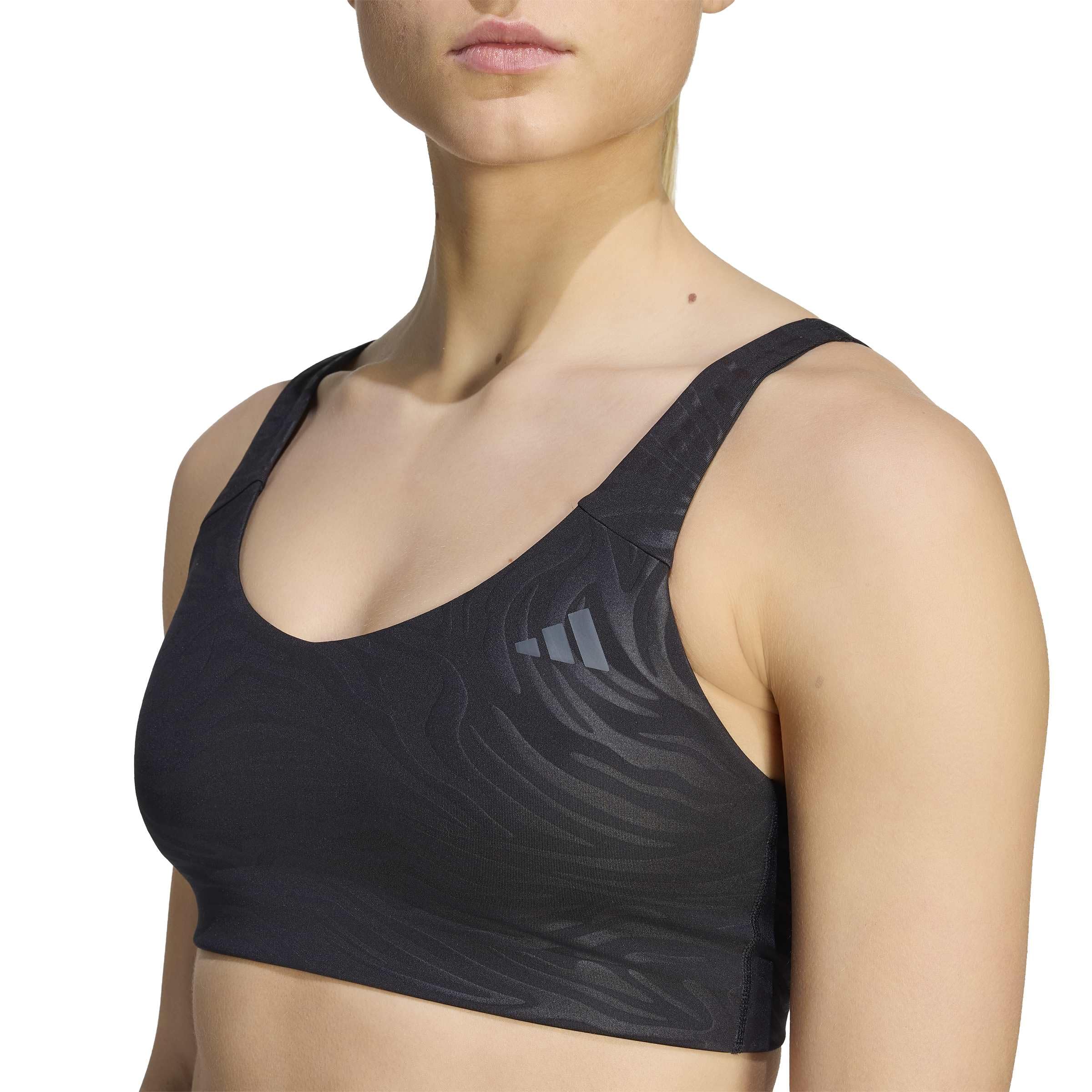 adidas Kobiety All Me Essentials Graphic Light Support Bra, black, M