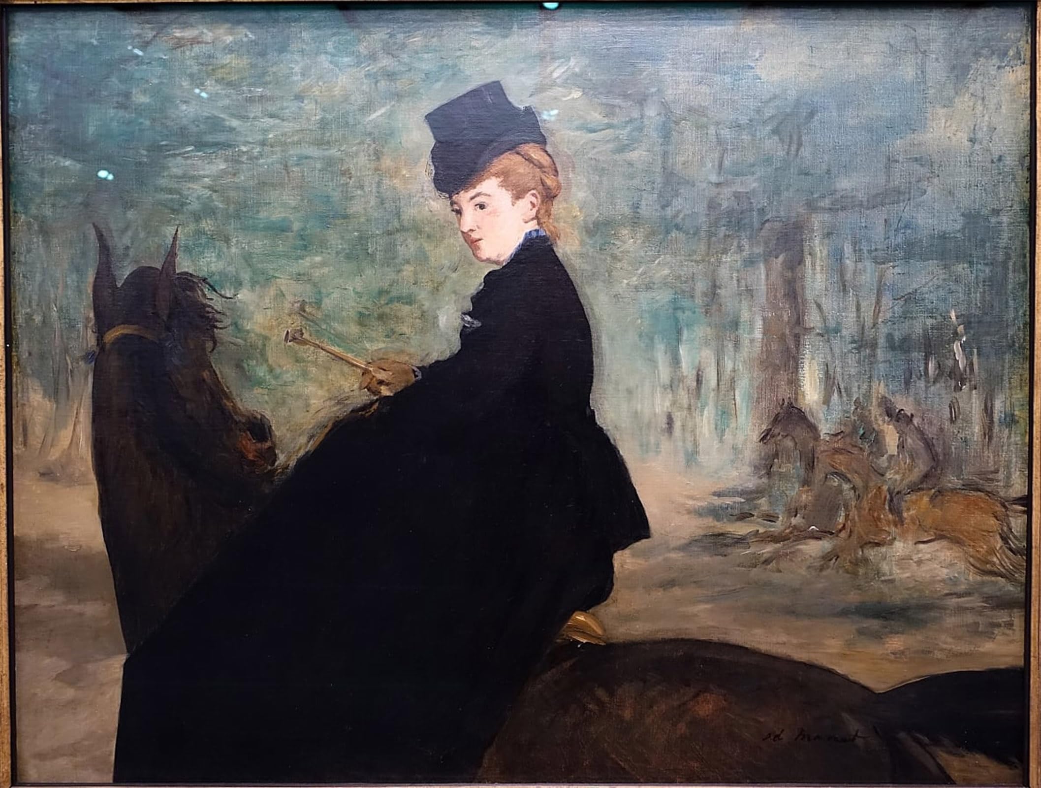 ARTXLXXBN Famous Print Painting Colorful Art Print the Portrait of Marie Lefebure by Edouard Manet Canvas Art Decorations for Home Decor 60x90cm