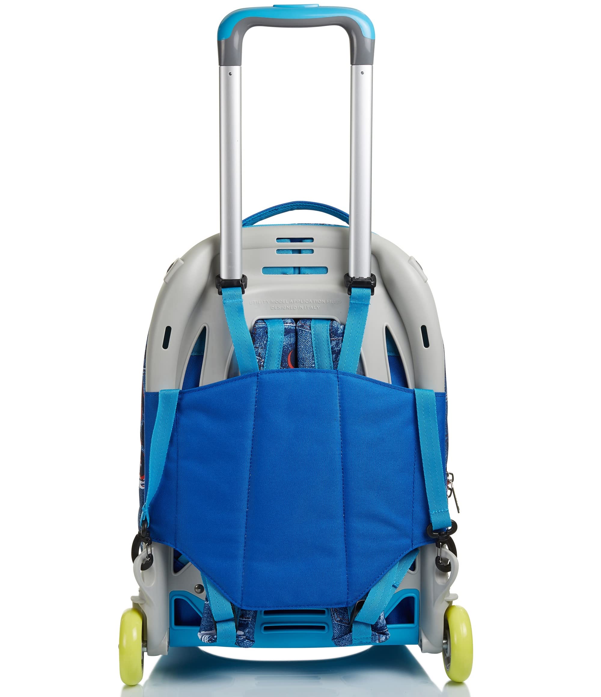 SJ Trolley Backpack 3 in 1 School Bag with Wheels Removable Backpack for School High School Travel & Leisure Girls & Boys