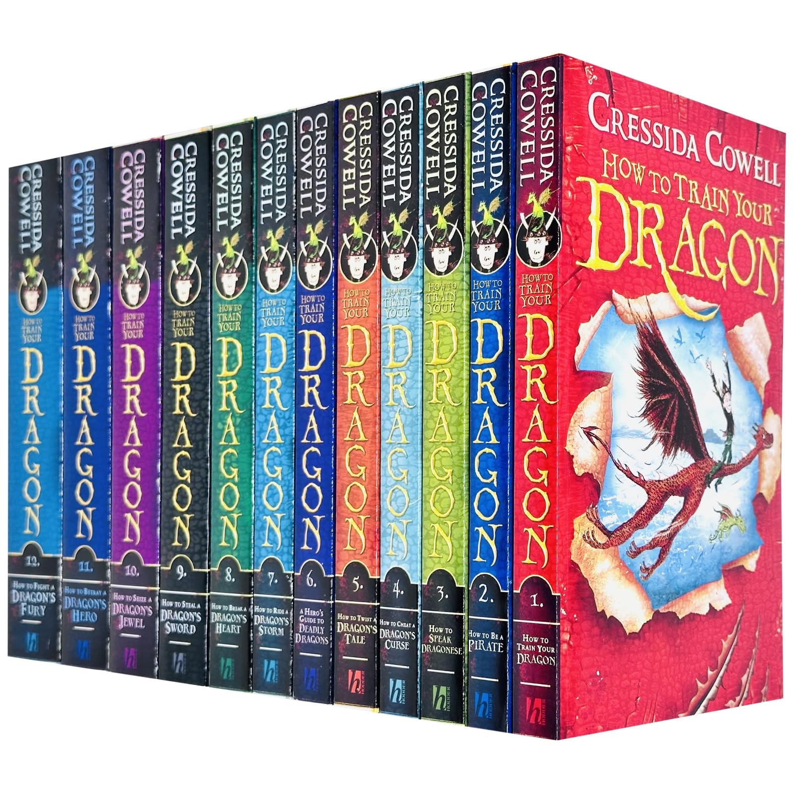 How to Train Your Dragon Collection 12 Books Set By Cressida