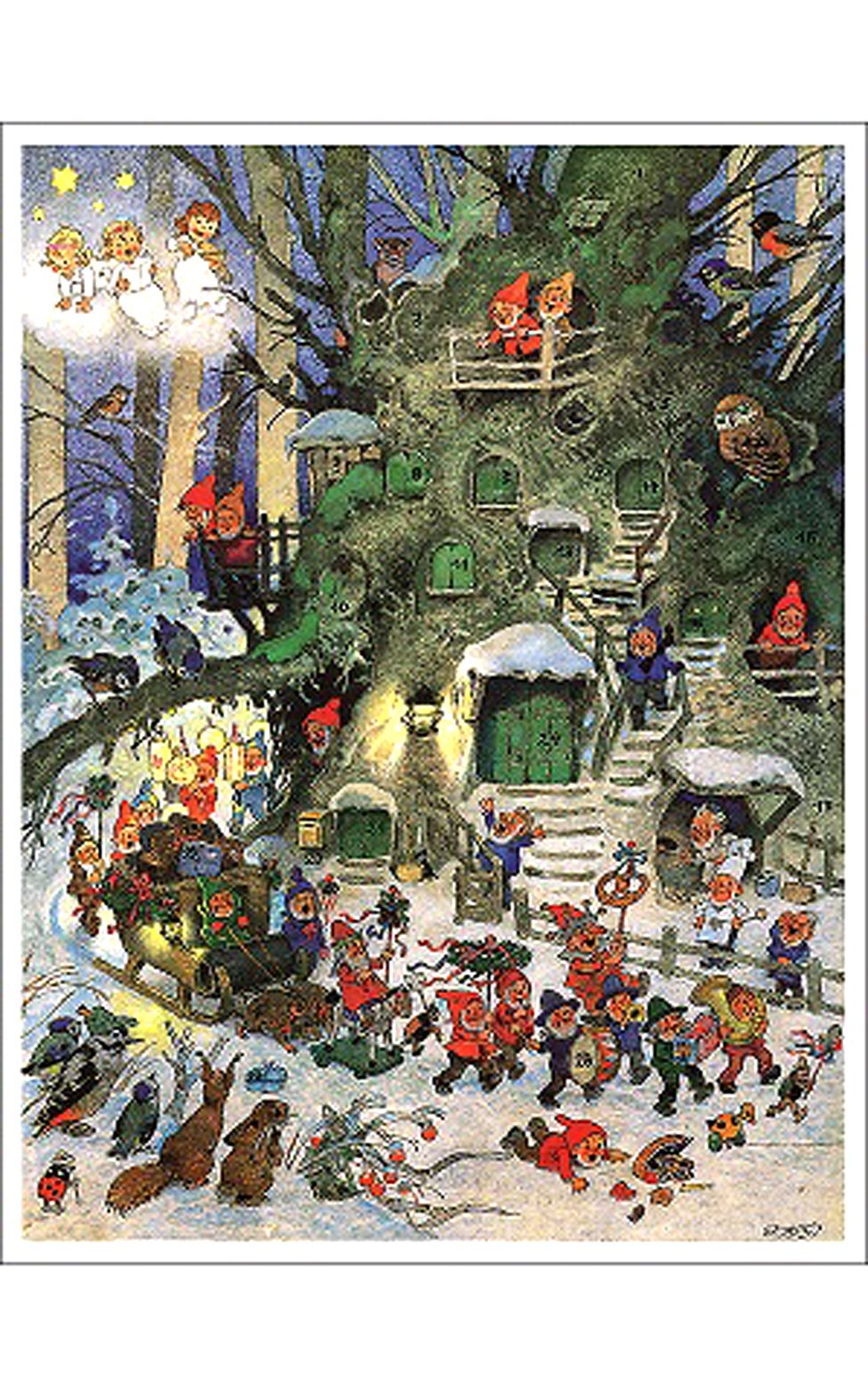 Alexander Taron Importer 11571 - Korsch Advent - - 15.5"" H x 11.5"" W x .1"" D