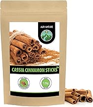 Alpi Nature Cinnamon Sticks 125g 4.4 oz, Cassia Bark Quills 60mm, Approx. 37-39 Sticks per Bag