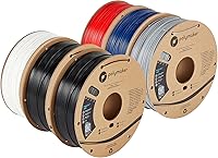 Vista 24 de Polymaker - Filamento de plástico ABS PolyLite de 1/16 pulgadas, color negro para impresora 3D, resistente al calor, 2.2 lb, fuerte y duradero