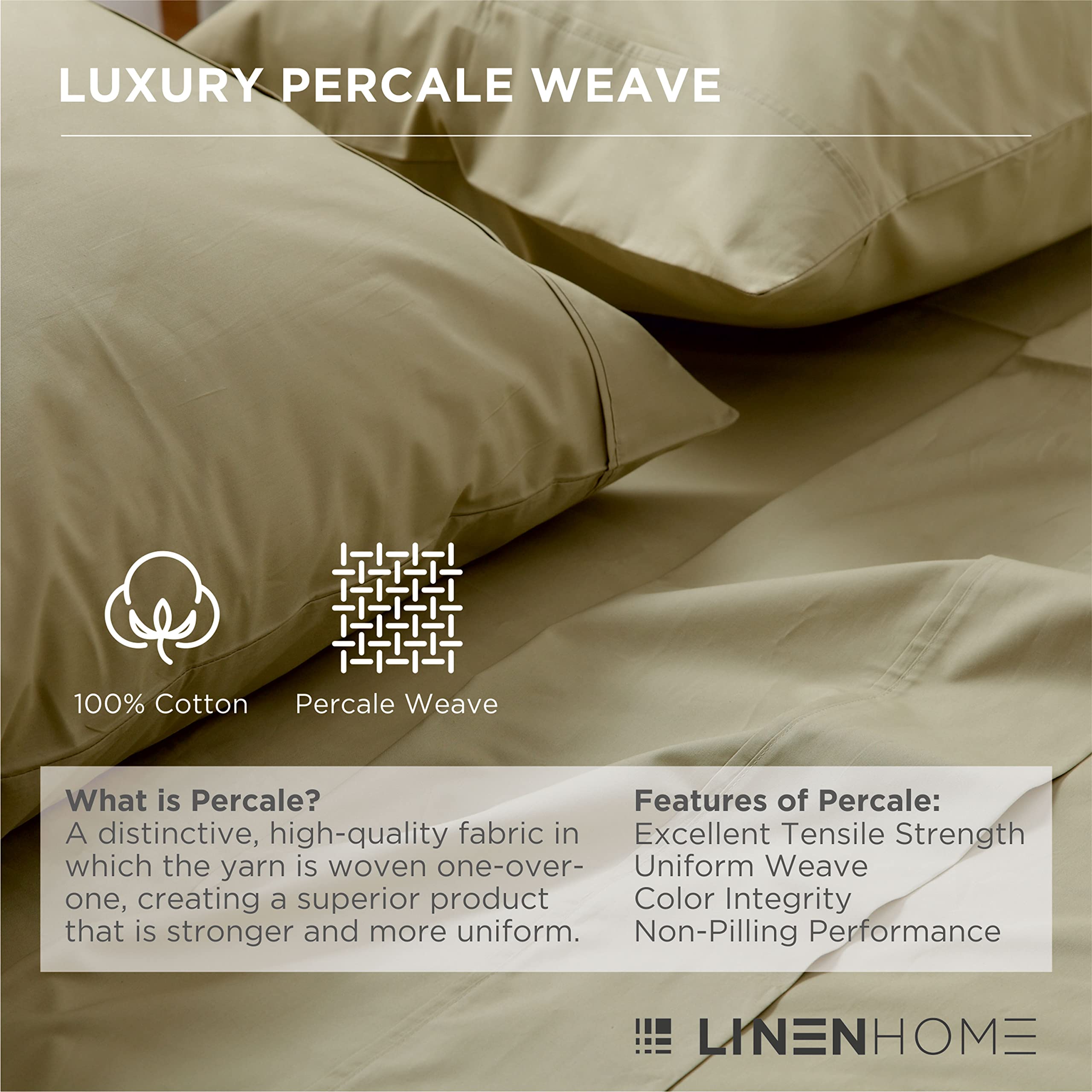 Amazon.com: 100% Cotton Percale Sheets 