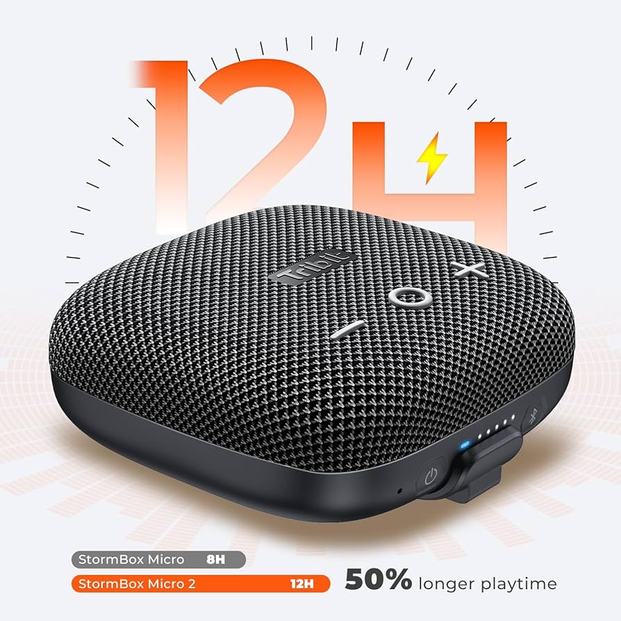 Tribit StormBox Micro 2 スピーカー 2台セット Amazon.com: Tribit StormBox Micro 2 Portable Speaker (Black
