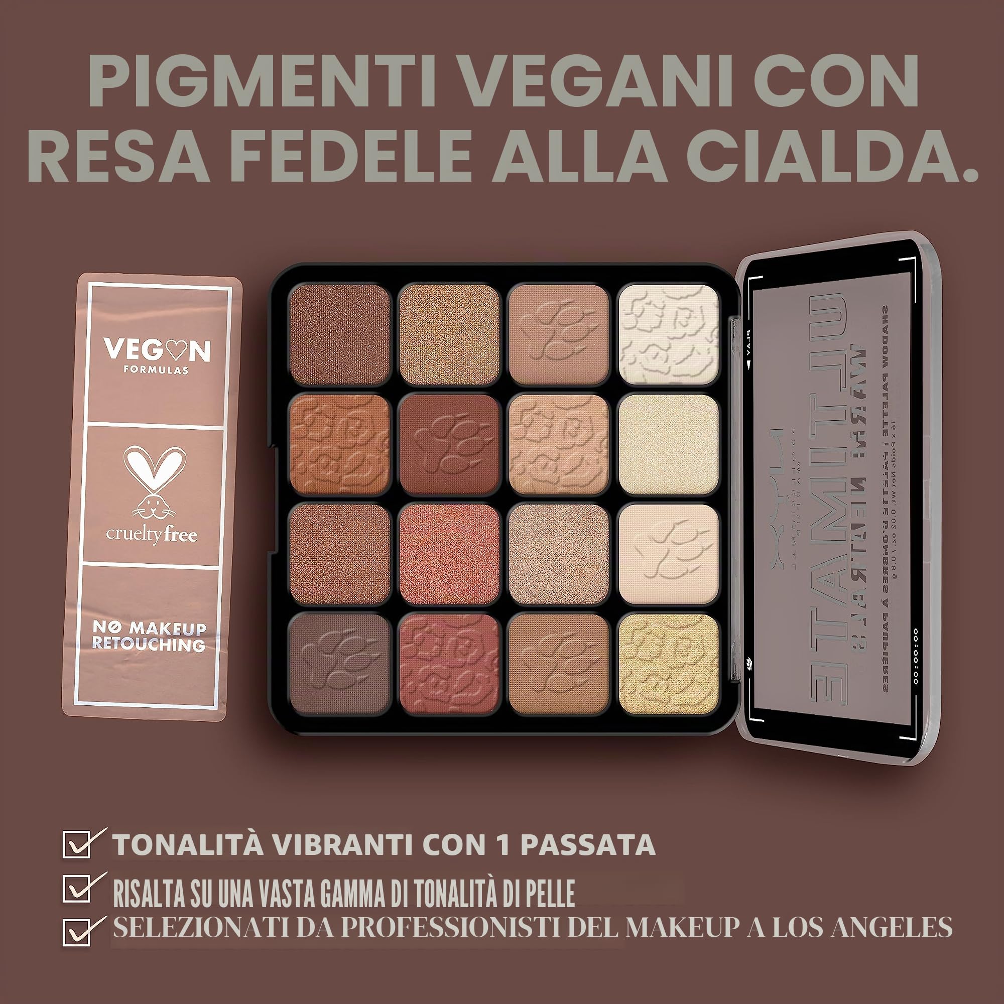 NYX PROFESSIONAL MAKEUP, Ultimate Shadow Palette, Eyeshadow Palette - Warm Neutrals