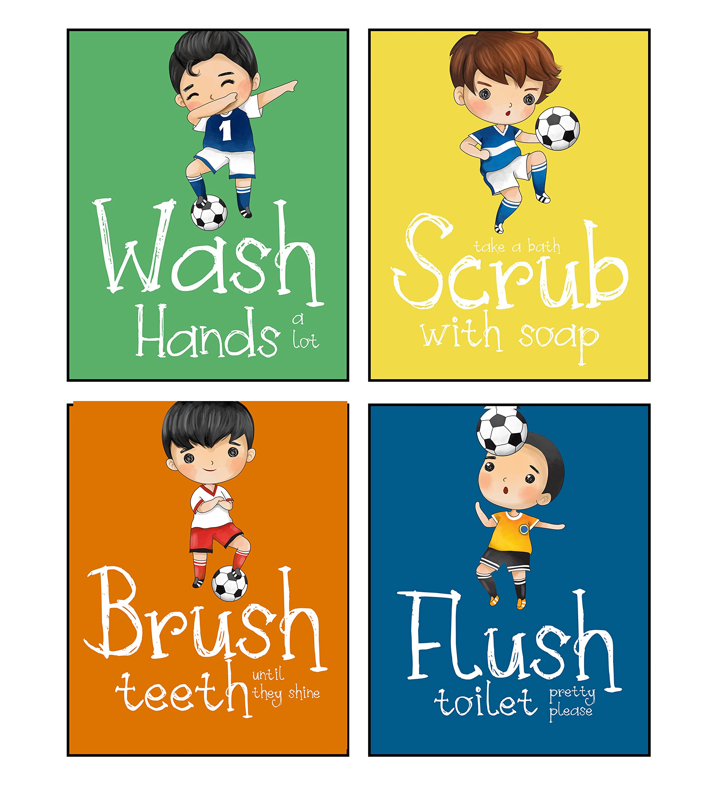 Silly Goose Gifts Soccer Themed Bath Room Decor ...