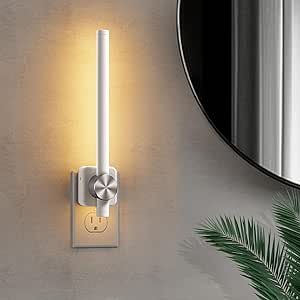 L LOHAS LED Night Light, Night Lights Plug into Wall, 0-200LM Bathroom ...