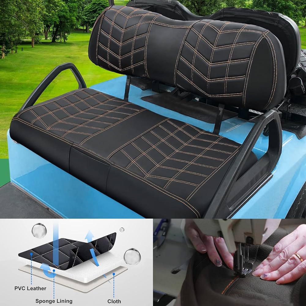 Amazon.co.jp: iLSKW ゴルフカートシート レザーカバー クラブカーDS