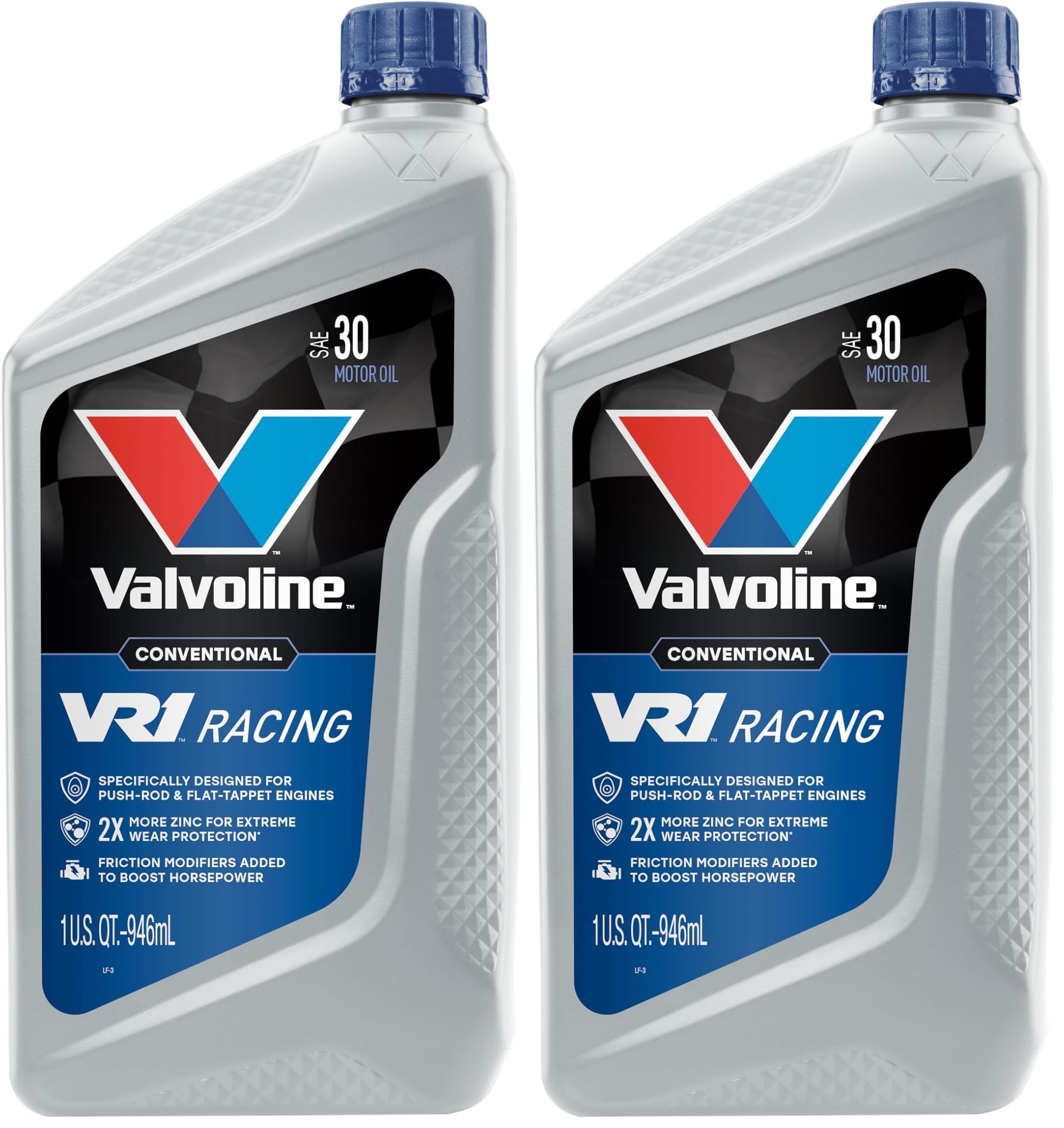 VR1 Racing SAE 30 Motor Oil 1 QT (Pack of 2)
