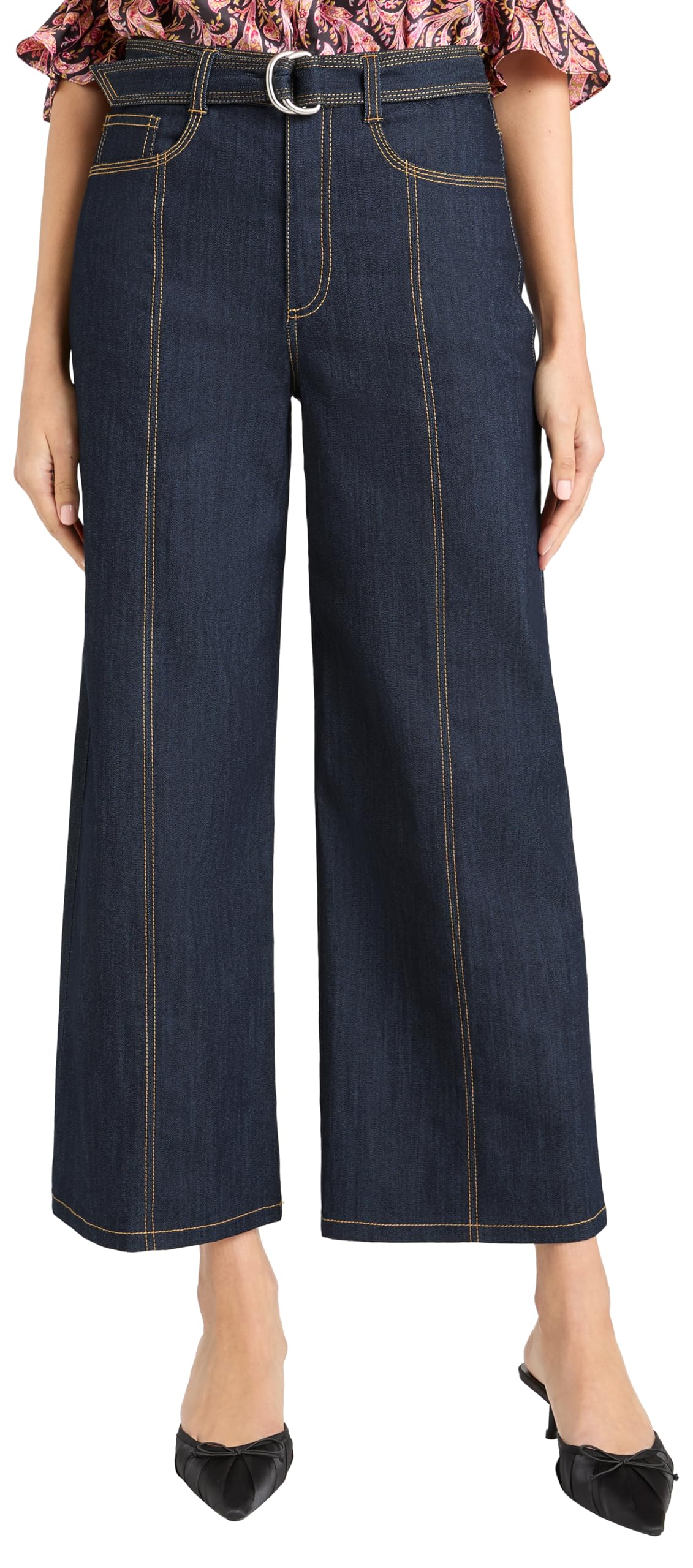 Cinq Sept Womens Wide Leg Madi Pant