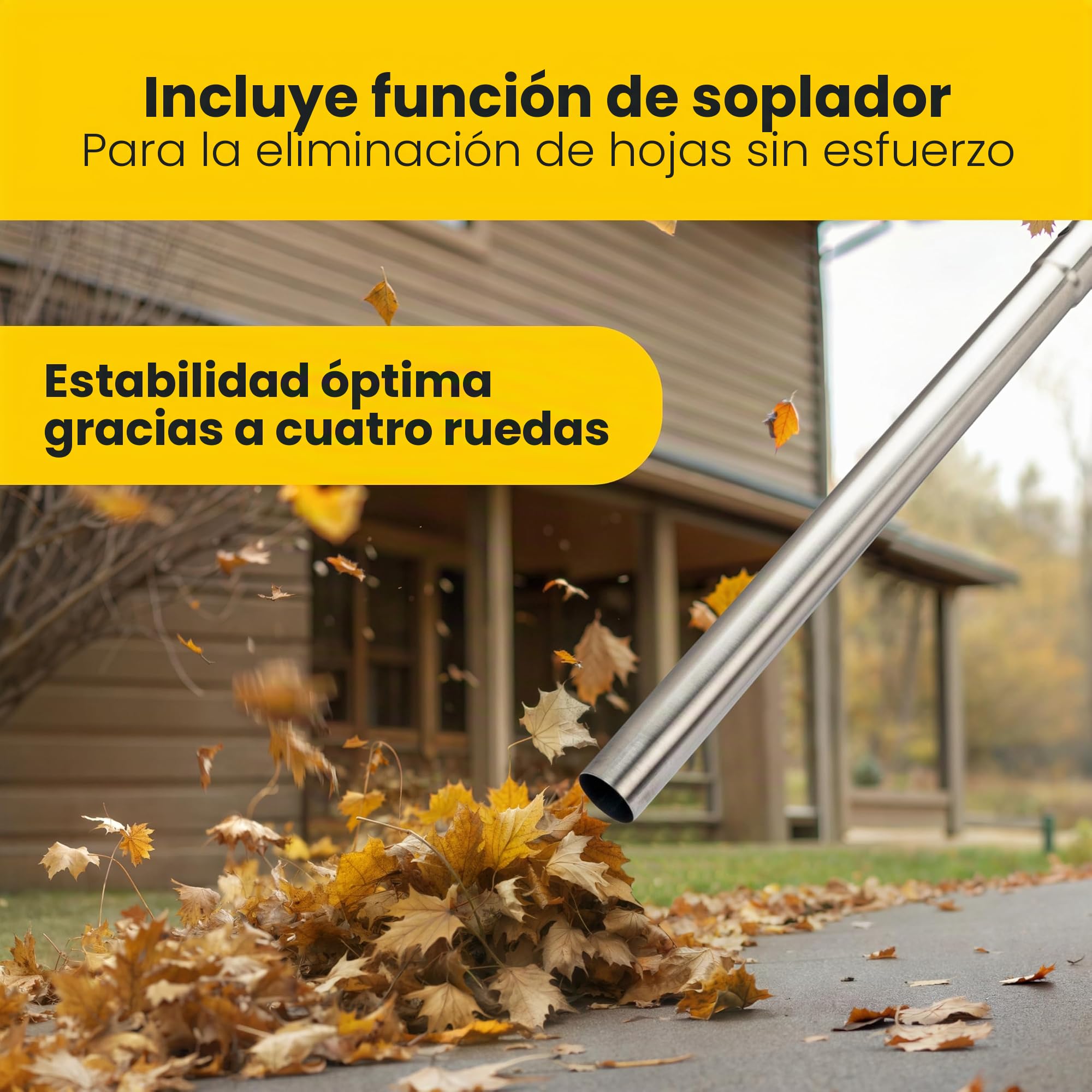 Bomann BSS 6000 Lava Aspiradora con Limpiador de Tapicería para Coche, 1200 W, 20 litros Clase de Eficiencia Energética, Negro y Amarillo