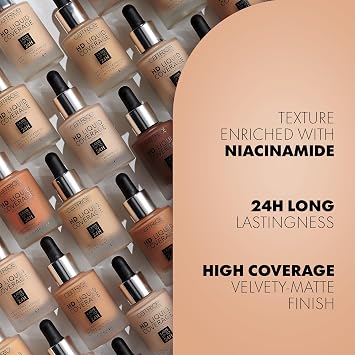 Catrice HD Liquid Coverage Foundation, 24HR Wear (005 | Ivory Beige)