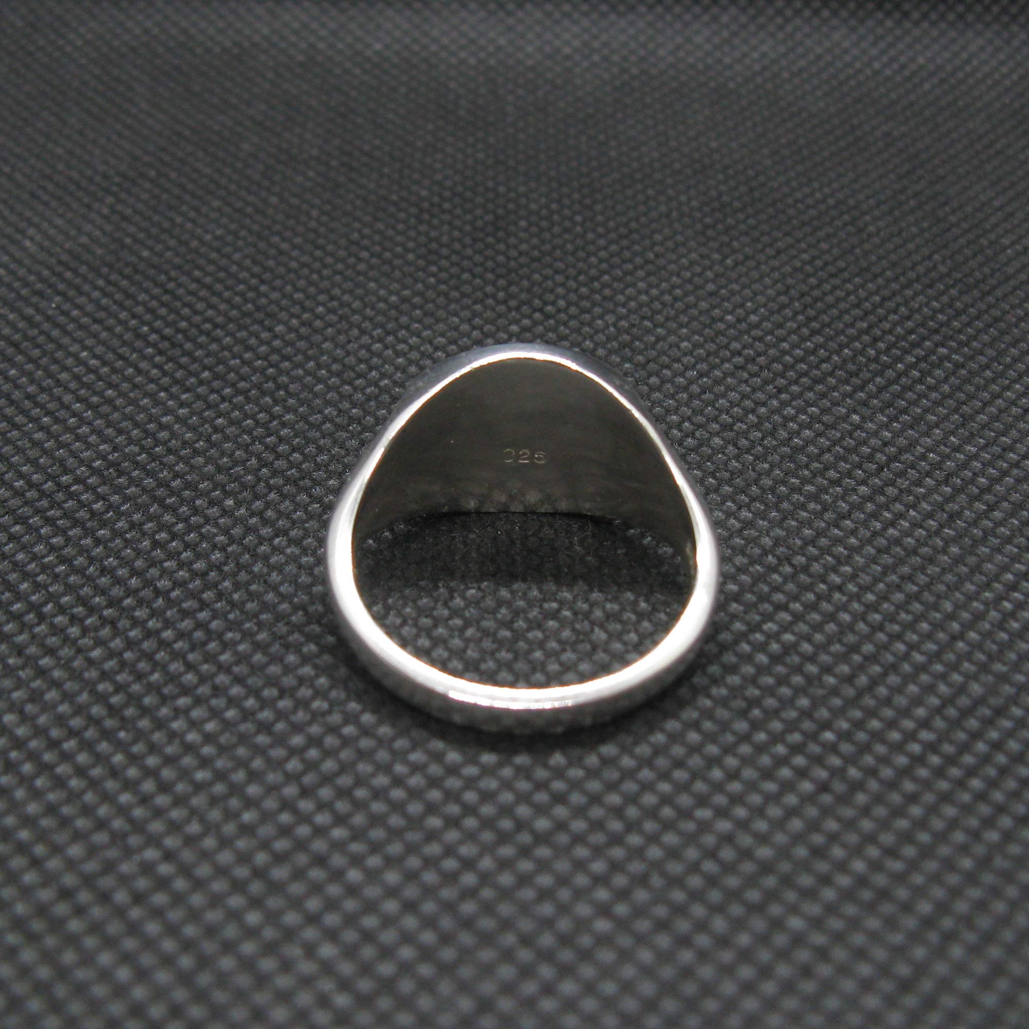Anillo de Plata de Lay Sólido Estampado 925 Cruz de Malta R002087 Empress
