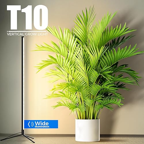 Miniatura 3 de Barrina Luces de cultivo T10 para plantas de interior con soporte + mini invernadero de 4 niveles con luz LED de cultivo para plantas de interior